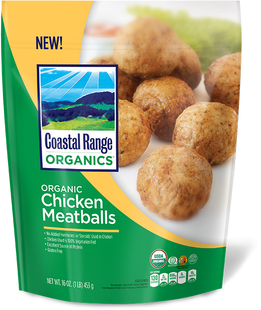 Meatballs - Coastal Range Organics Coastal Range Organic Chicken (580x677), Png Download