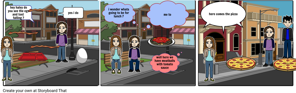 Cloudy Chance Of Meatballs - Comics (1164x385), Png Download