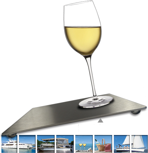 Anti-spill Wine Glasses For Boats, Sailboats, Pontoons, - Anti Spill Wine Glasses (4 Red Glasses) Oof (590ml) (500x530), Png Download