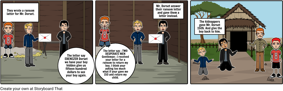 Ransom Of The Red Theif - Cartoon (1164x385), Png Download