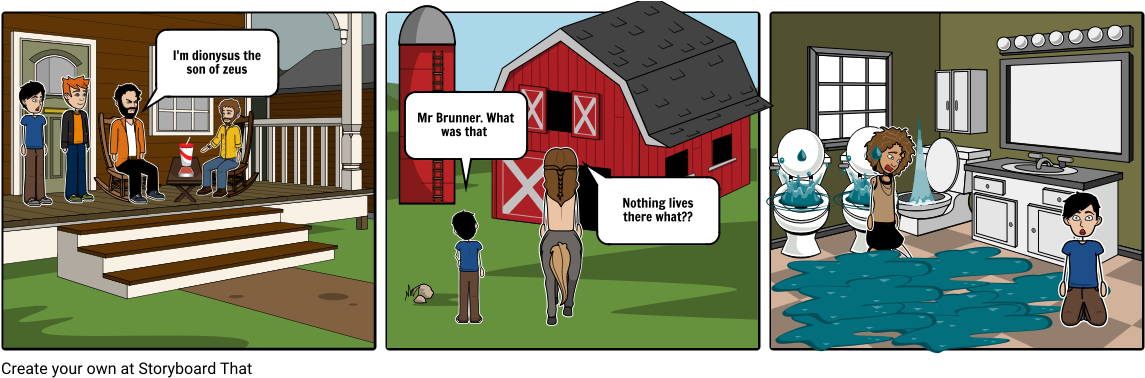 Percy Jackson The Lightning Theif - House (1164x385), Png Download