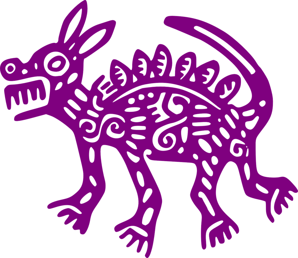 Xolo - Coyote Maya (1000x866), Png Download