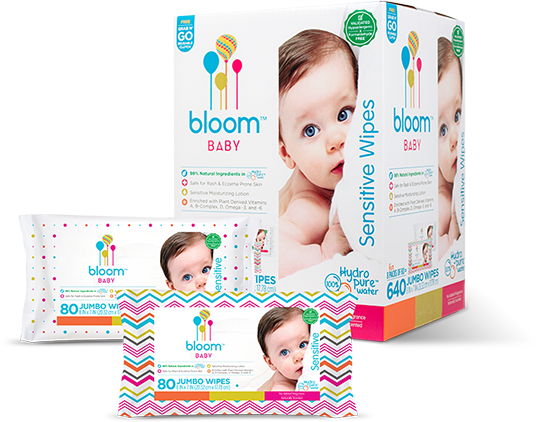 Best In Bloom - Bloom Baby Wipes (540x422), Png Download