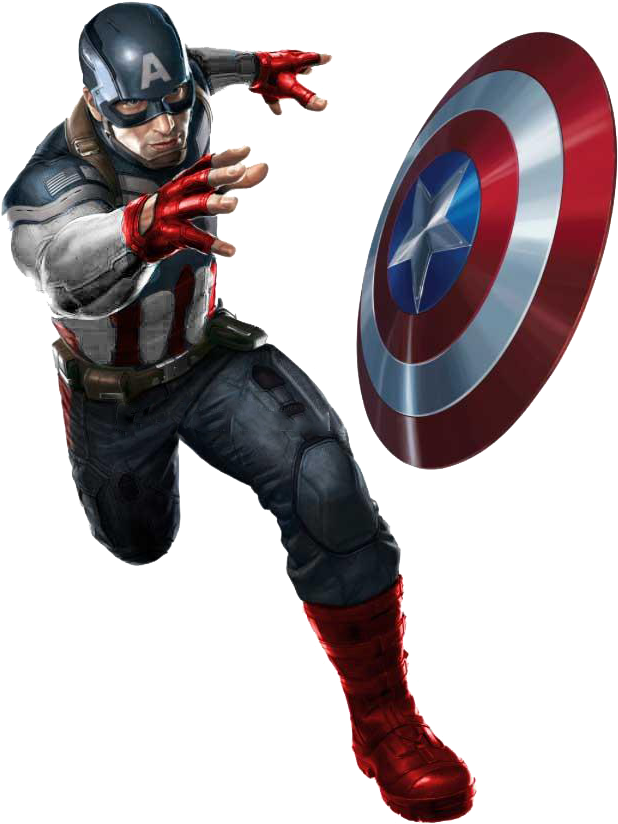Clique Nas Imagens Para Amplia-las E Só Depois Salve - Avengers Captain America Comic (723x865), Png Download