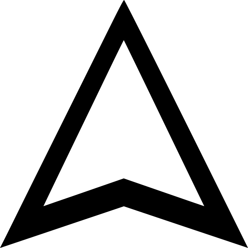 Cursor Pointer Gps Navigator Point Way Comments - Icon (980x980), Png Download