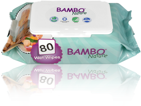 Bambo Nature Baby Wipes - Bambo Nature Baby Wipes Bambo 80 Baby Wipes (500x499), Png Download