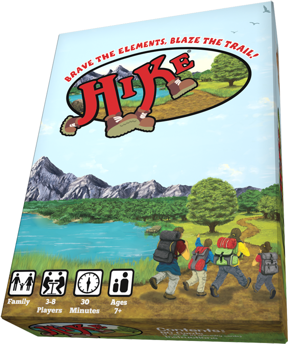 Hike - Moosetache Games Hike Card Game (611x750), Png Download