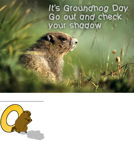 It's Groundhog Day - Groundhog Day (470x492), Png Download