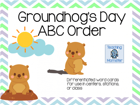 Groundhog's Day Abc Order - Teddy Bear (475x475), Png Download