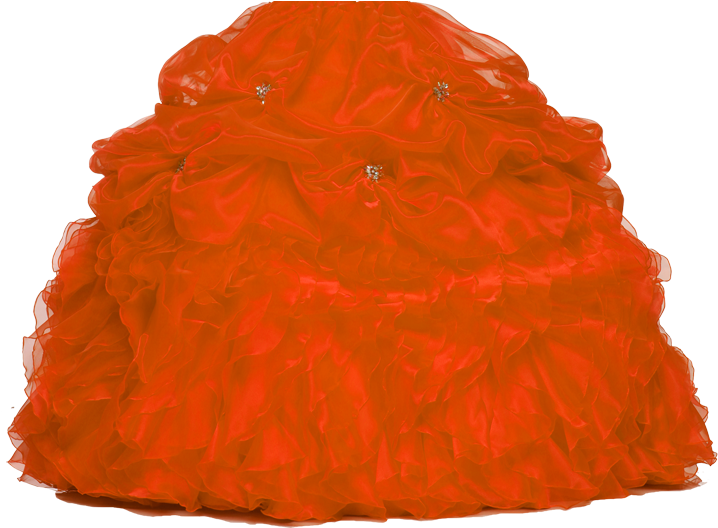 Burnt Orange-80152b - Ruffle (1000x600), Png Download