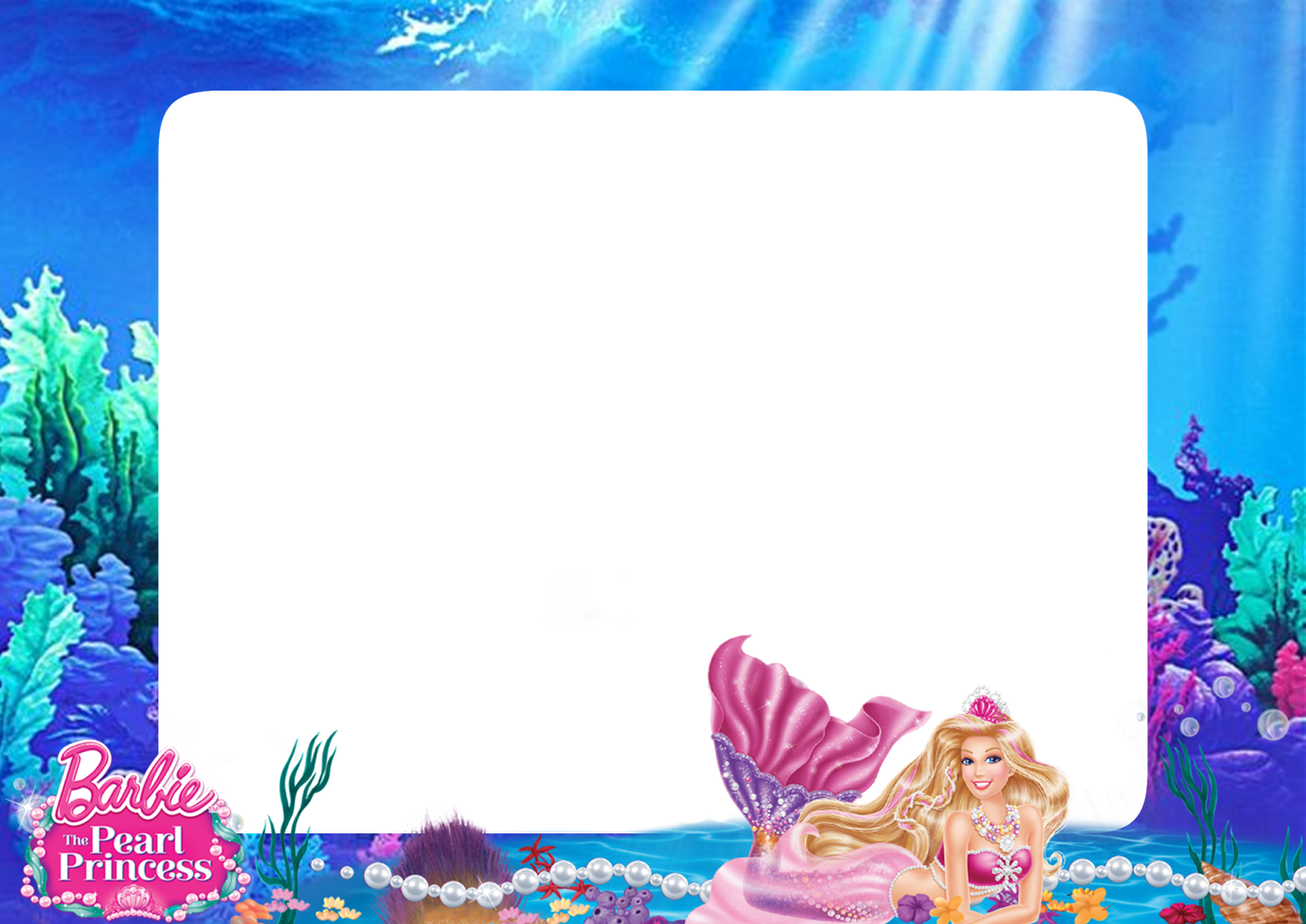 Download Now - Barbie: The Pearl Princess (dvd/uv) Dvd (1600x1132), Png Download