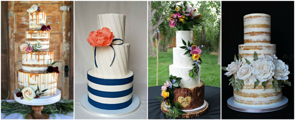 Boise Idaho Wedding Cakes Flour Child (1000x408), Png Download