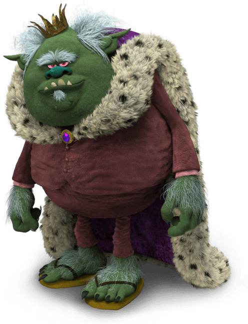 Prince - - Trolls King Gristle Sr (496x647), Png Download