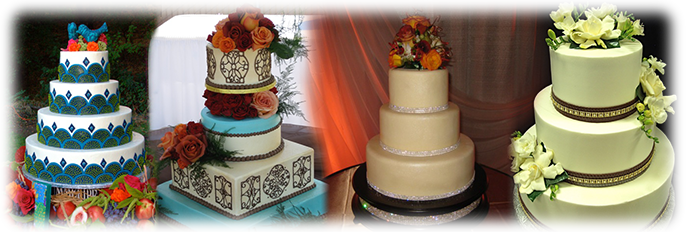 Serving The Central Valley With Creative, Beautiful - Wedding Cake (686x232), Png Download