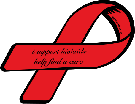 I Support Hiv/aids / Help Find A Cure - Stop Cyber Bullying Png (455x350), Png Download