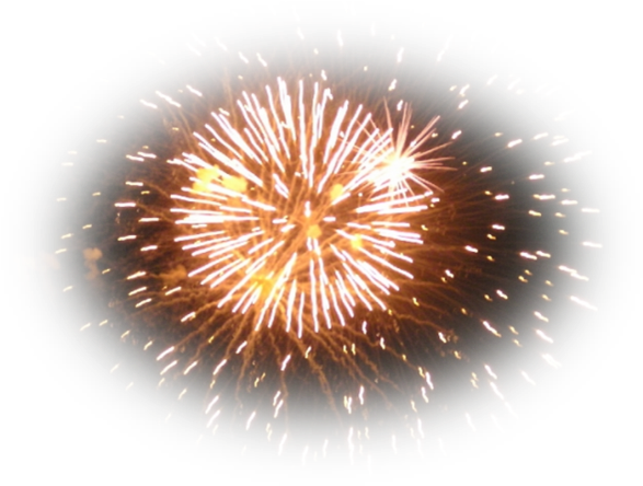 Images Feux D Artifices - Feu D Artifice Png (600x449), Png Download