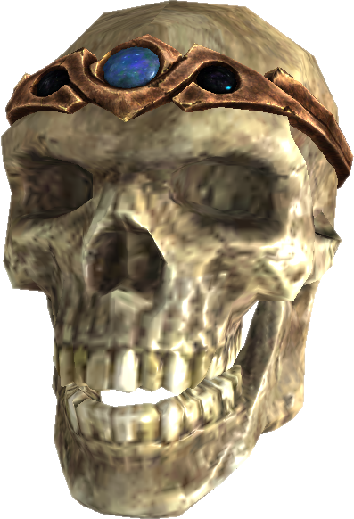 Tesv Potema Skull - Potema Skull (397x582), Png Download