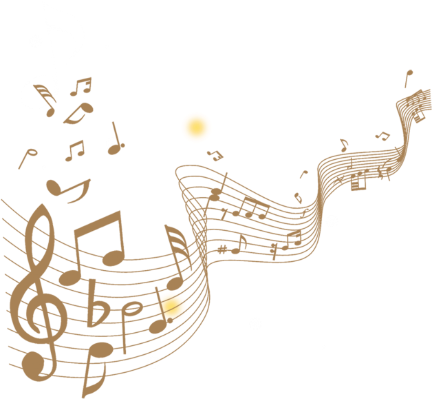 Music Notes Png Transparent Image - Music Notes Background (866x650), Png Download