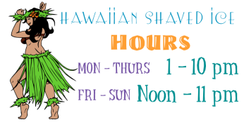 Hawaiian Shaved Ice Static Cling - Hula (350x350), Png Download