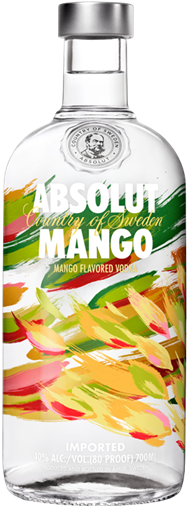 Picture Of Absolut Mango Vodka 700ml - Absolut Mango Flavoured Vodka (550x550), Png Download
