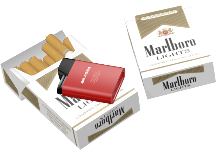 Marlboro Lights For Euro Truck Simulator - Transparent Marlboro Box Png (864x640), Png Download
