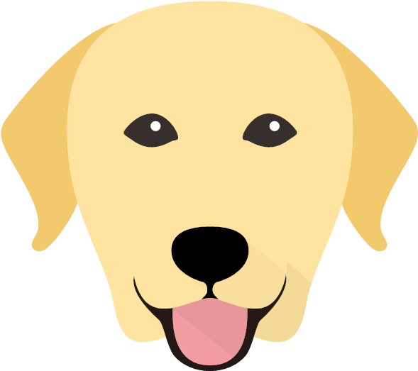 Labradorretriever-01 Yappicon - Golden Retriever (600x600), Png Download
