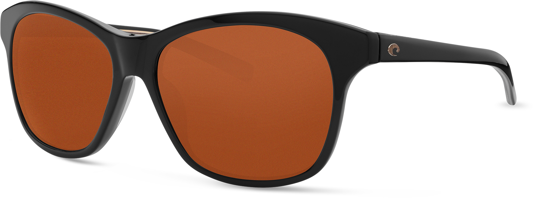 Costa Del Mar Sarasota Sunglasses In Shiny Black, Acetate (2000x1000), Png Download