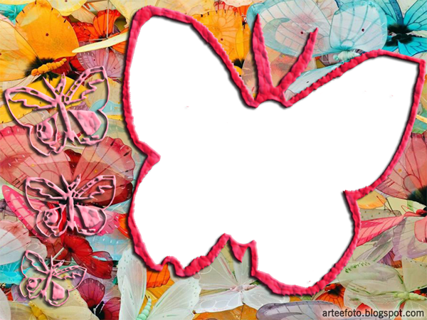 Butterflys - Picture Frame (600x450), Png Download