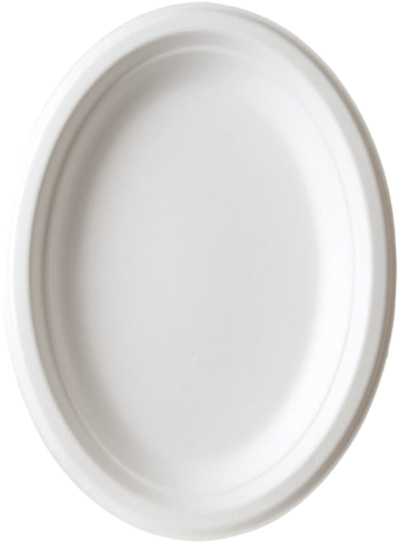 Sugarcane Plates - Plate (385x500), Png Download