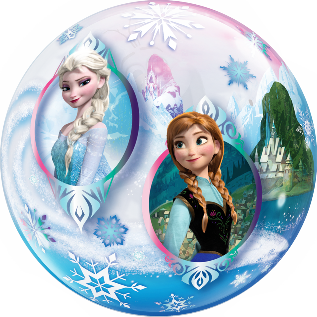 Disney Frozen Bubble Balloon - Bubbles Balloon Disney Frozen (1024x1024), Png Download