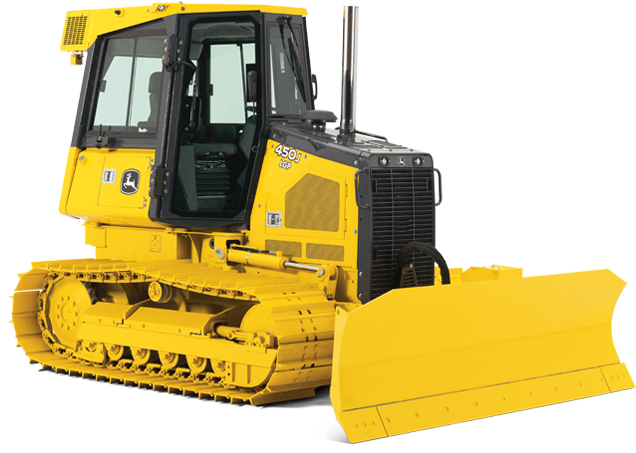 Enclosed Cab Dozer W/ Air Conditioning - John Deere Dozer (642x462), Png Download
