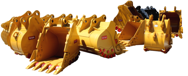 Buckets - Teran Industries (640x266), Png Download