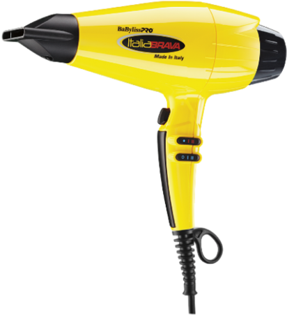 Babyliss Pro Italia Brava Dryer 2000w Ferrari Designed - Babyliss Pro Italia Brava Professional Hair Dryer, (480x480), Png Download