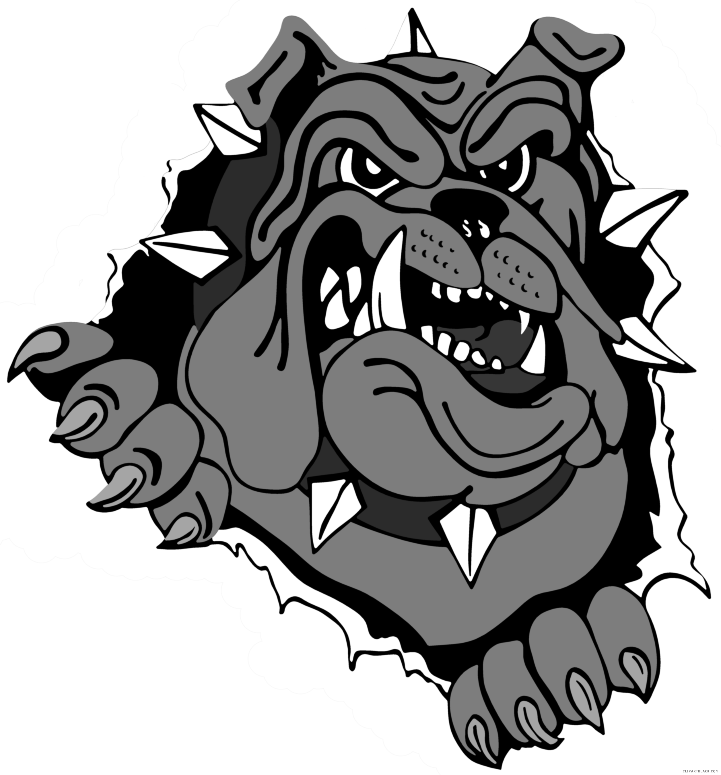 Bulldog Head Clipart - Bulldog Clipart (2513x2700), Png Download