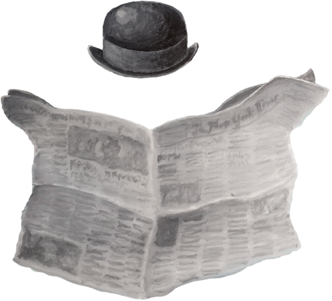 Creative Services - Newspaper Hat Png (660x600), Png Download