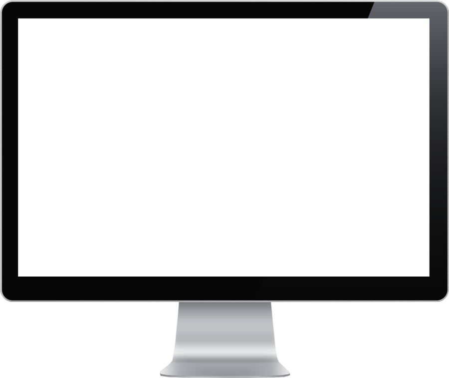 Pin Display Clipart Mac Computer - Computer Monitor Png (900x758), Png Download