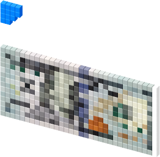 View Cursor On T-shirt - Mosaic (330x418), Png Download