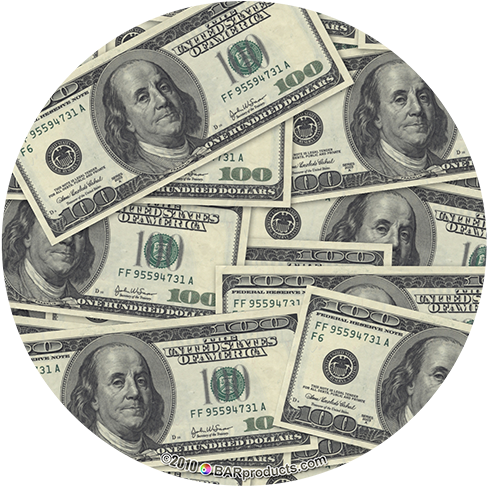 More Views - 100 Dollar Bill (500x500), Png Download