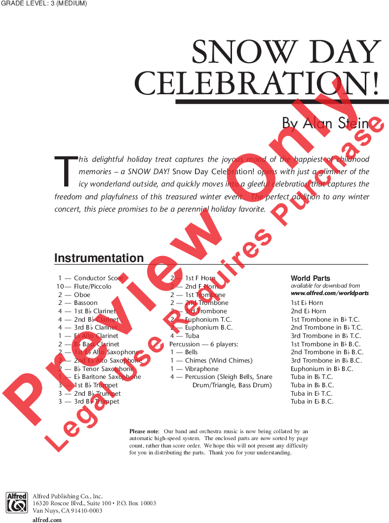 Thumbnail Snow Day Celebration - Folk Tune Air And Fiddler's Fury Sheet Music (864x1152), Png Download