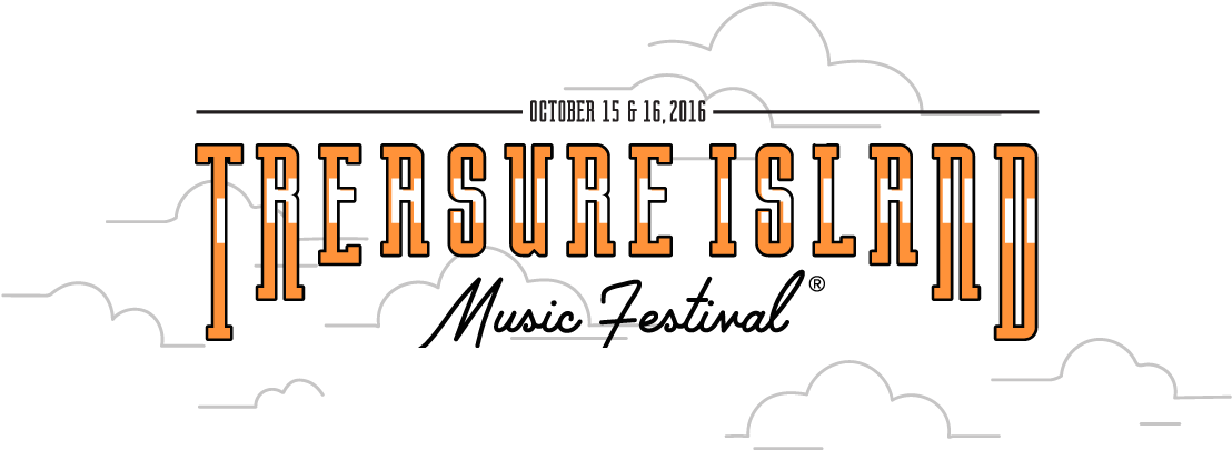 Night Shows - Treasure Island Music Festival Lineup 2016 (1128x420), Png Download