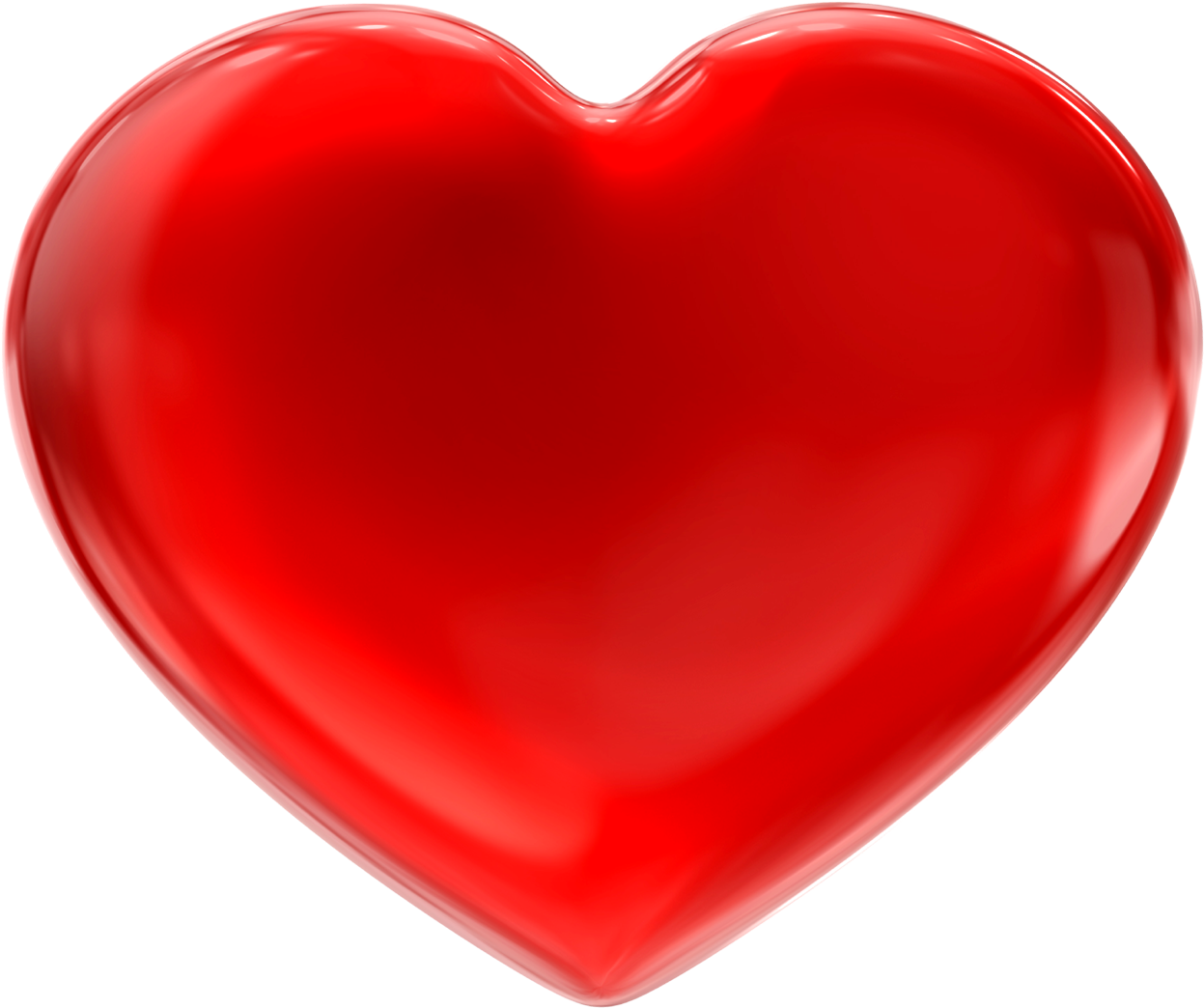 Red Heart 3d Pngimage - Сердце И Черт Без Фона (1330x1116), Png Download