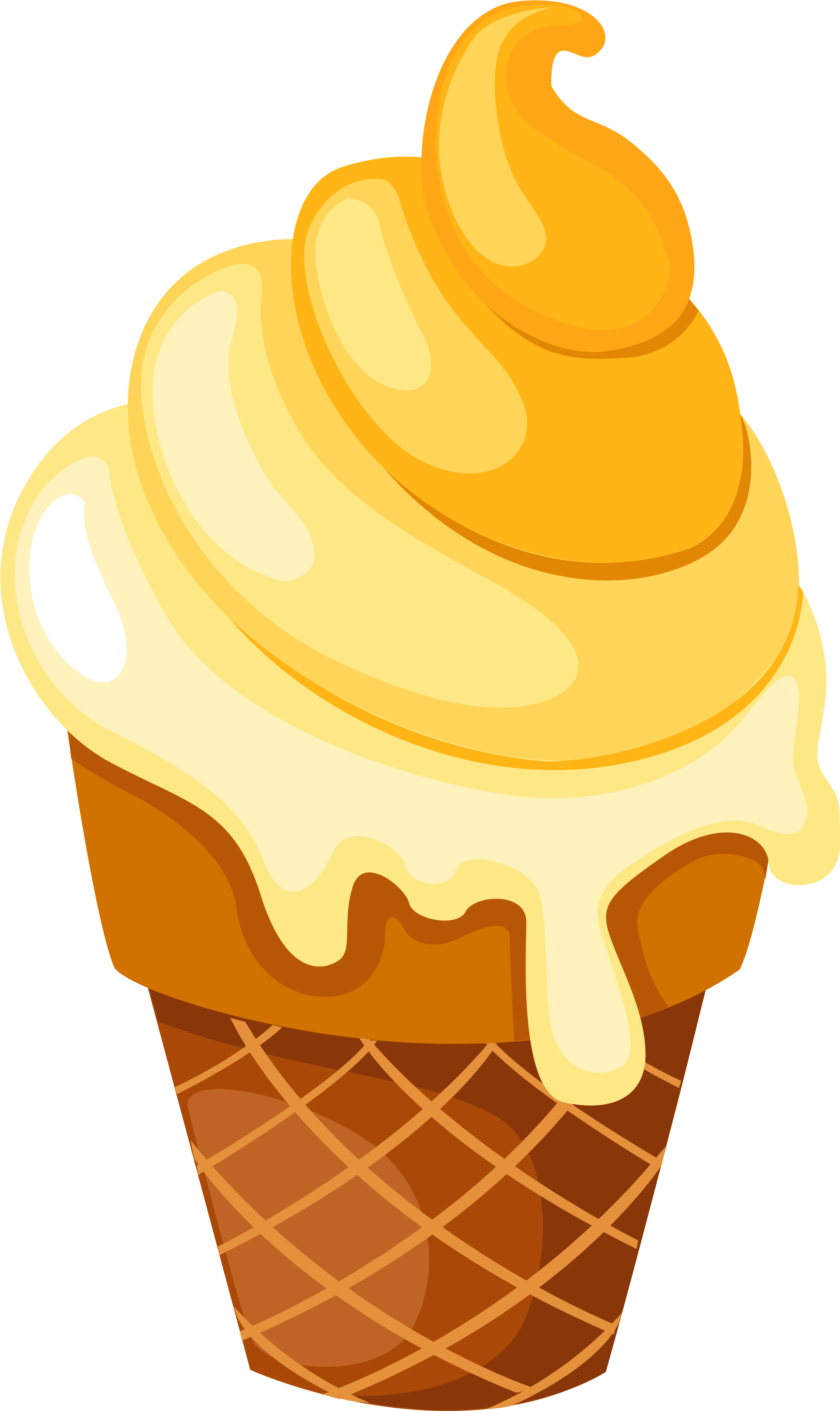 Ice Cream Cone Clipart Ice Cream Cones Мороженое Пнг - Мороженое Пнг Вектор (2182x3665), Png Download