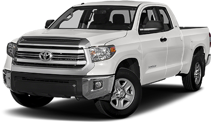 2018 Toyota Tundra - 2016 White Sr5 Tundra (528x259), Png Download