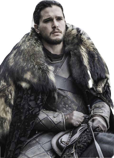 Jon Snow Season 6 Finale (480x664), Png Download