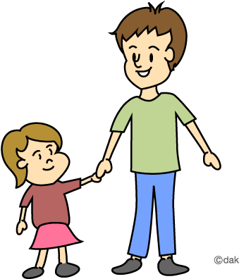 Inspirational Father Daughter Clipart Gallery For Dad - Mother And Son Pic Cartoon (339x396), Png Download