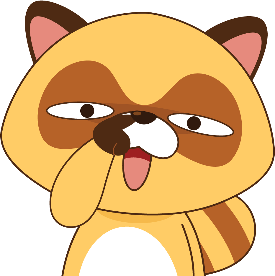 19 Nov - Rosco Raccoon Bbm (1001x1001), Png Download