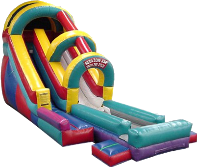Mega Water Slide (402x340), Png Download