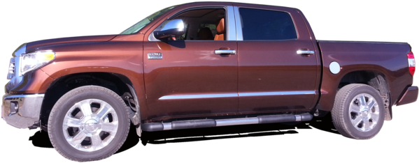 Clip Free Download Automotive Clip Fender Toyota - 707 Motoring Toyota Tundra 4dr Crewmax 2014-2015 Stainless (600x240), Png Download