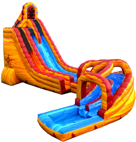 27 Ft Lava Twist Water Slide - Lava Twist Water Slide (480x480), Png Download