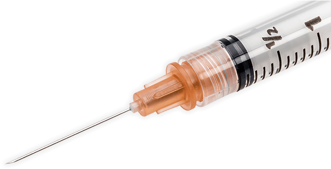 Syringe, Integra 3ml Syringe, Detachable 25 G X 5/8 - Needle And Syringe (748x400), Png Download
